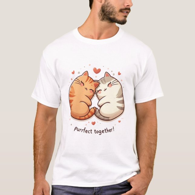 Adorable Cats T-Shirt  (Front)