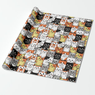 Adorable Cats Wrapping Paper