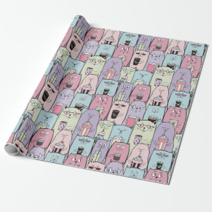 Adorable Cats Wrapping Paper