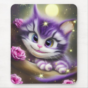 Adorable Cheshire Kitten Mouse Mat