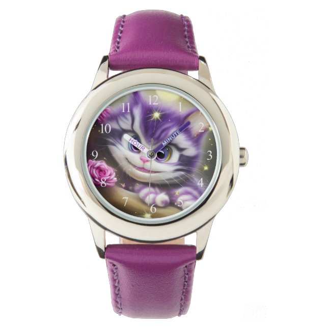 Adorable Cheshire Kitten Watch (Front)