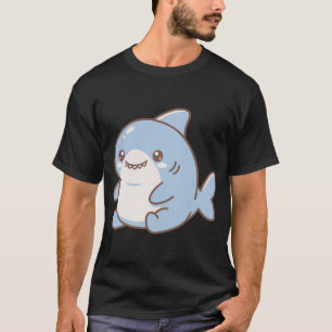 Adorable Chibi Baby Shark Kawaii Sea Creature T-Shirt