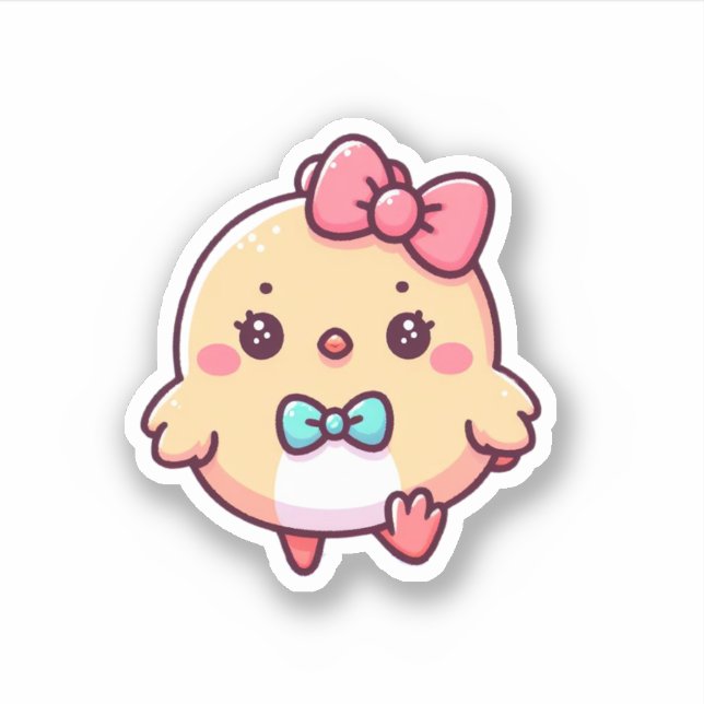 adorable chick die cut (Front)