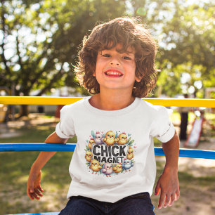 Adorable Chick Magnet Easter Chicken Digital Water Toddler T-Shirt