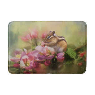 Adorable Chipmunk Bath Mat