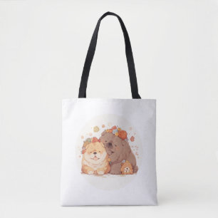 Adorable Chow Chows Classic T-Shirt Tote Bag