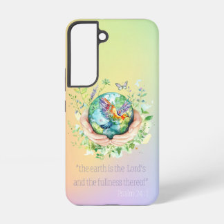 Adorable Christian Rainbow Hands Floral Earth Dove Samsung Galaxy Case