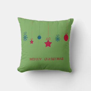 Adorable,Christmas Balls,Merry Christmas Cushion