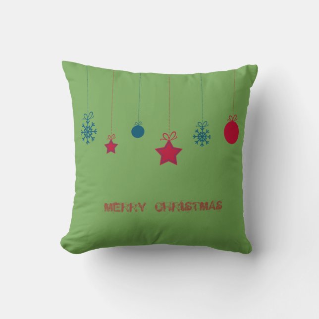 Adorable,Christmas Balls,Merry Christmas Cushion (Front)