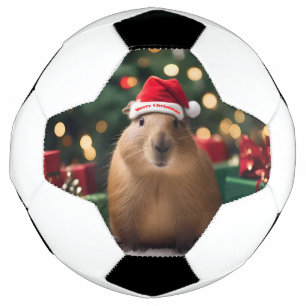 Adorable Christmas Capybara, Football