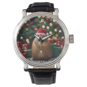 Adorable Christmas Capybara,  Watch