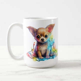 ADORABLE CHRISTMAS CHIHUAHUA PUPPY DOG COFFEE MUG
