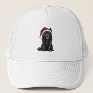 Adorable Christmas Dog Trucker Hat