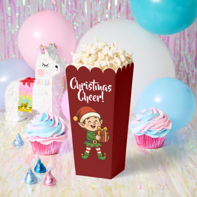 Adorable Christmas Elf with Gift Box (Party)