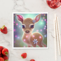 Adorable Christmas Fawn
