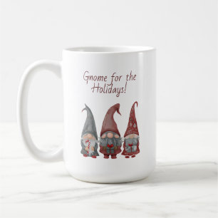 Adorable Christmas Gnomes with Holiday Cheer Coffee Mug