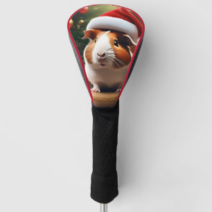 Adorable Christmas Guinea Pig, Golf Head Cover