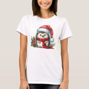 Adorable Christmas Hedhehog T-Shirt