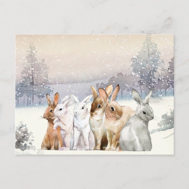 Adorable Christmas/Holiday Postcard (Front)