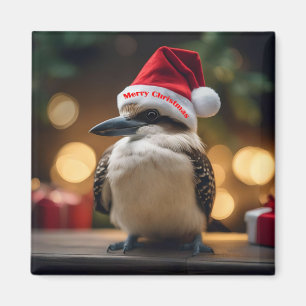 Adorable Christmas Kookaburra, Magnet