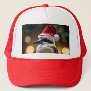 Adorable Christmas Kookaburra, Trucker Hat