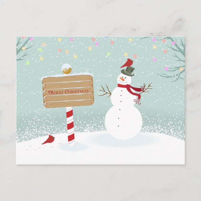 Adorable Christmas Postcard (Front)