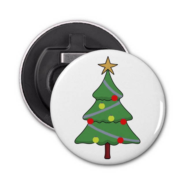 Adorable Christmas Tree Bottle Opener (Front)