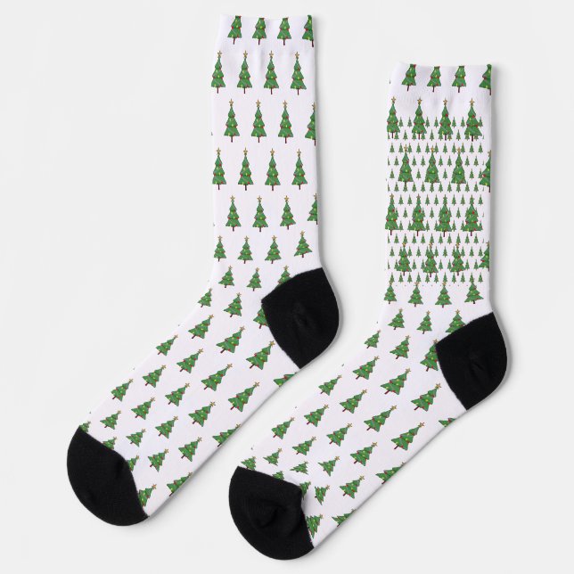 Adorable Christmas Tree Socks (Left)