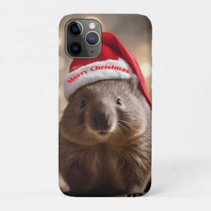 Adorable Christmas Wombat,  iPhone 11 Pro Case
