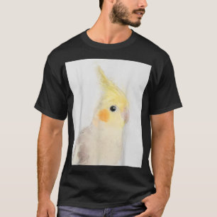 Adorable Cockatiel Portrait Cute Bird Gift  T-Shirt