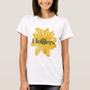 Adorable colourful sunflower l Summer White T-Shirt