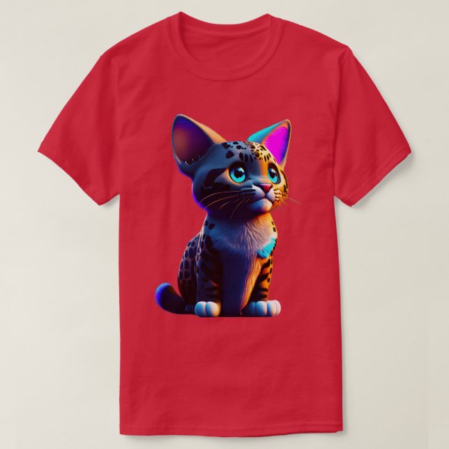 Adorable Cool Cute Cats and Kittens 30 T-Shirt (Design Front)