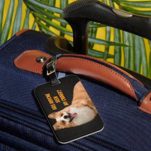 Adorable Corgi Puppy Luggage Tag