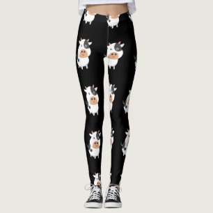 Adorable Cow & Cute Baby Calf Leggings