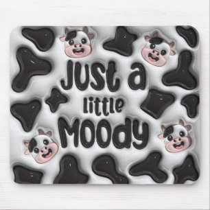 Adorable Cow Design Mouse Mat