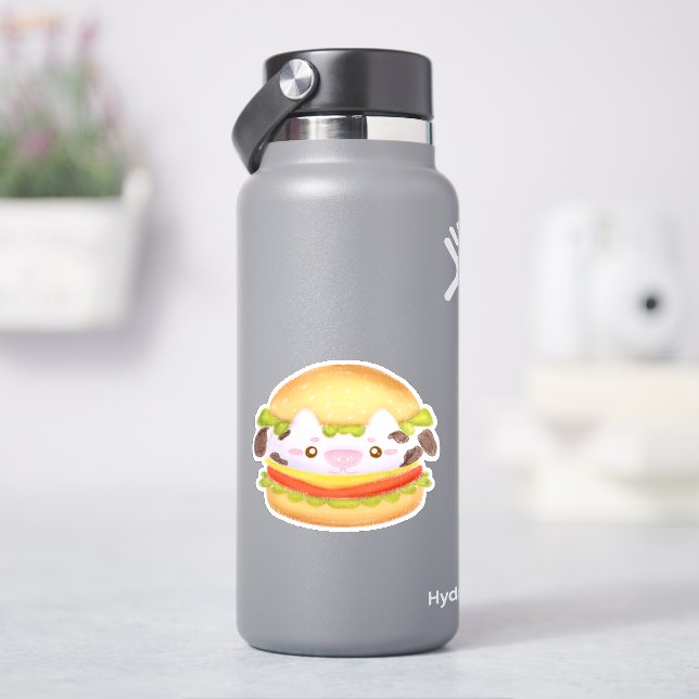 Adorable Cow Hamburger  (HydroFlask)