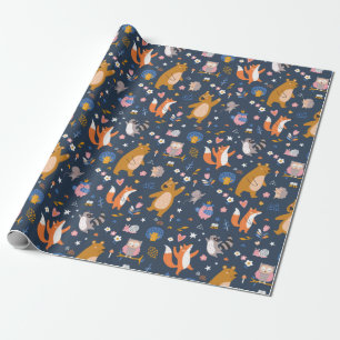 Adorable Critters Wrapping Paper