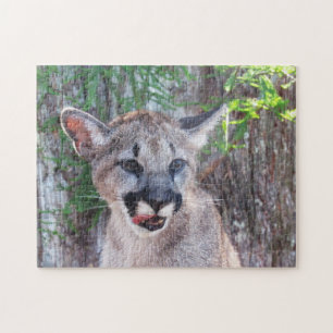 Adorable Cub - Florida Panther / Cougar / Puma Jigsaw Puzzle