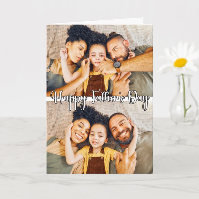 Adorable Custom 2-photos Template Father's Day (Small Plant)