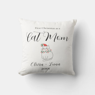 Adorable Custom Cat Ornament Cushion