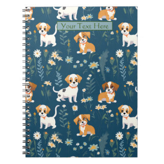 Adorable Custom Puppy  Notebook