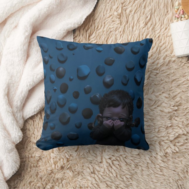 adorable, cute, baby, child, happy cushion (Blanket)