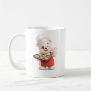 Adorable Cute Bear Pero Character Design Coffee Mug