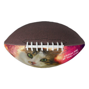 Adorable Cute Calico Cat American Football