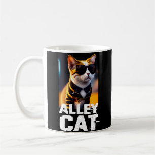 Adorable Cute Cat in Tiger Tracksuit Coffee Mug