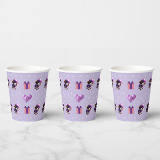 Adorable Cute Dog Children’s Birthday Party  Paper Cups