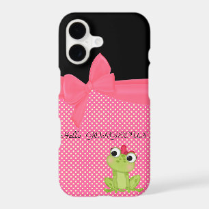 Adorable Cute Frog on Polka Dots-Hello Gorgeous