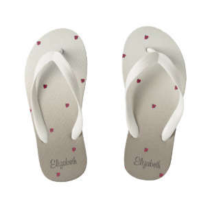Adorable Cute ,Ladybug,Luminous-Personalised Kid's Flip Flops