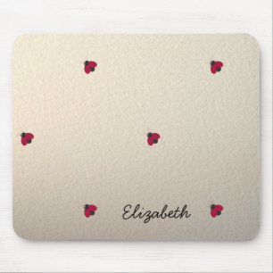 Adorable Cute,Ladybug ,Luminous-Personalised Mouse Mat