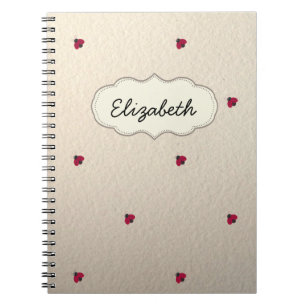 Adorable Cute ,Ladybugs,Luminous-Personalised Notebook